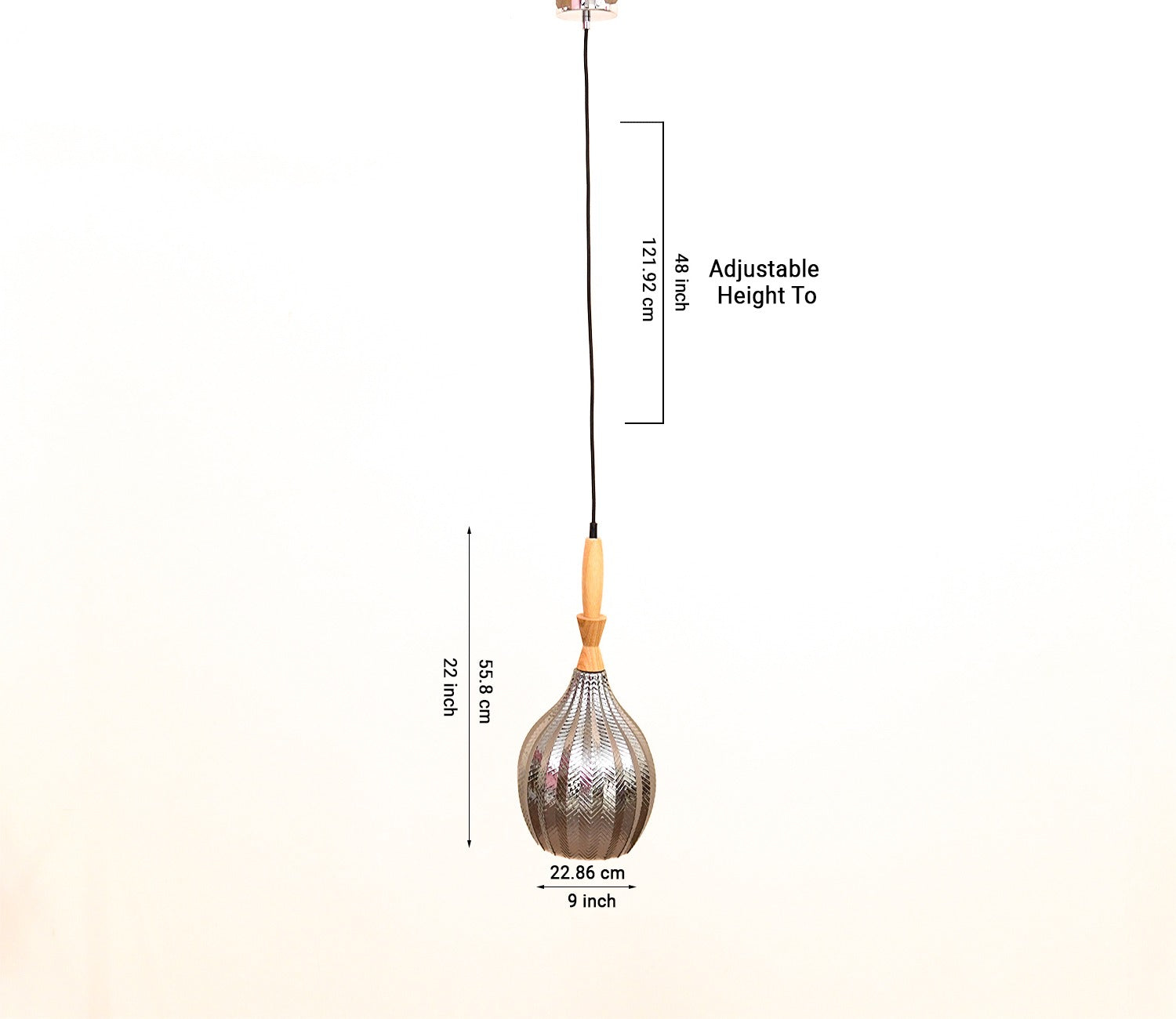 Mariana Pendant Light (Smokey Grey)