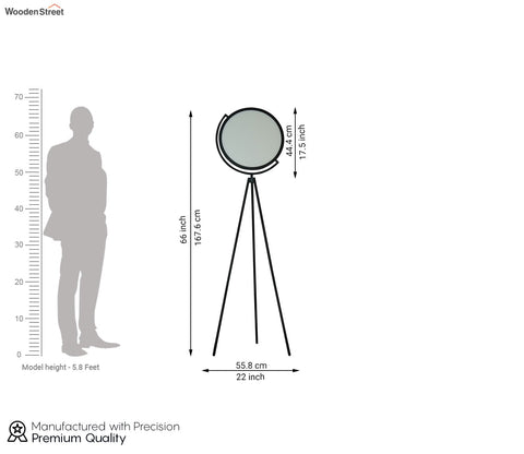 Oberon Retro LED Floor Lamp