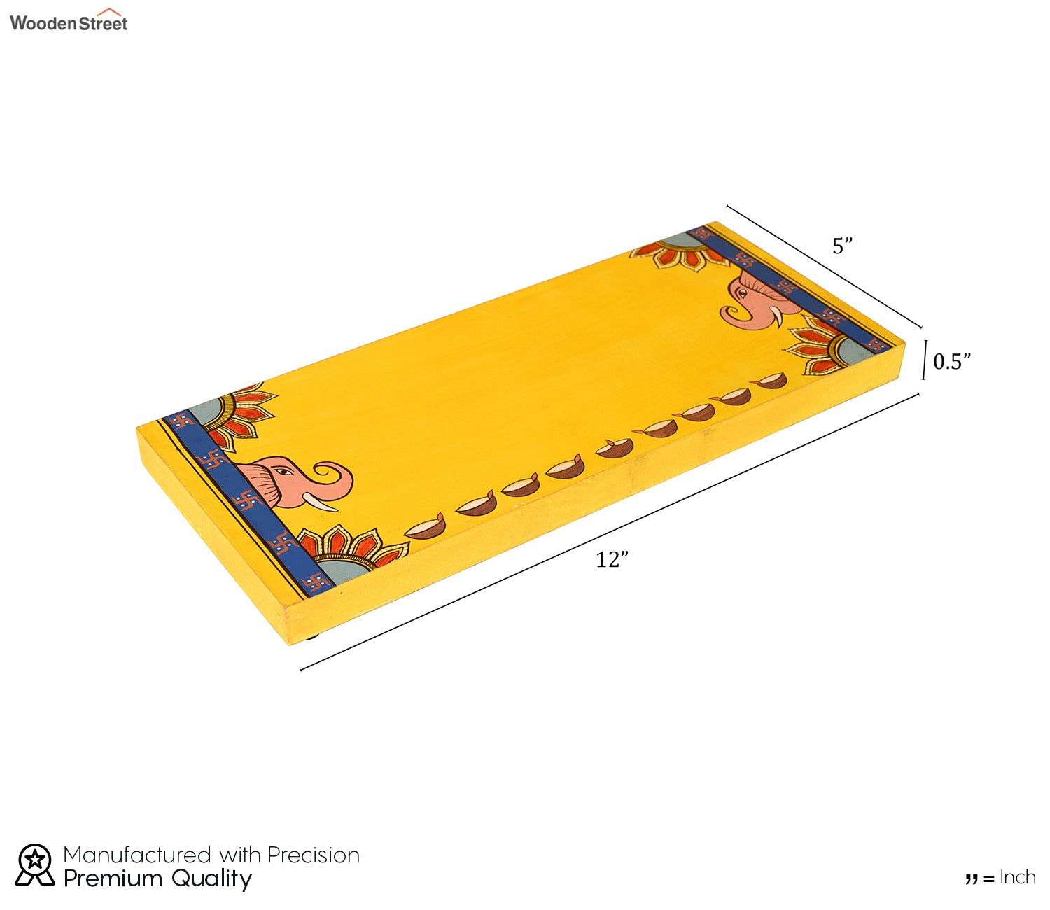 Laxmi Ganesh Yellow Puja Chowki