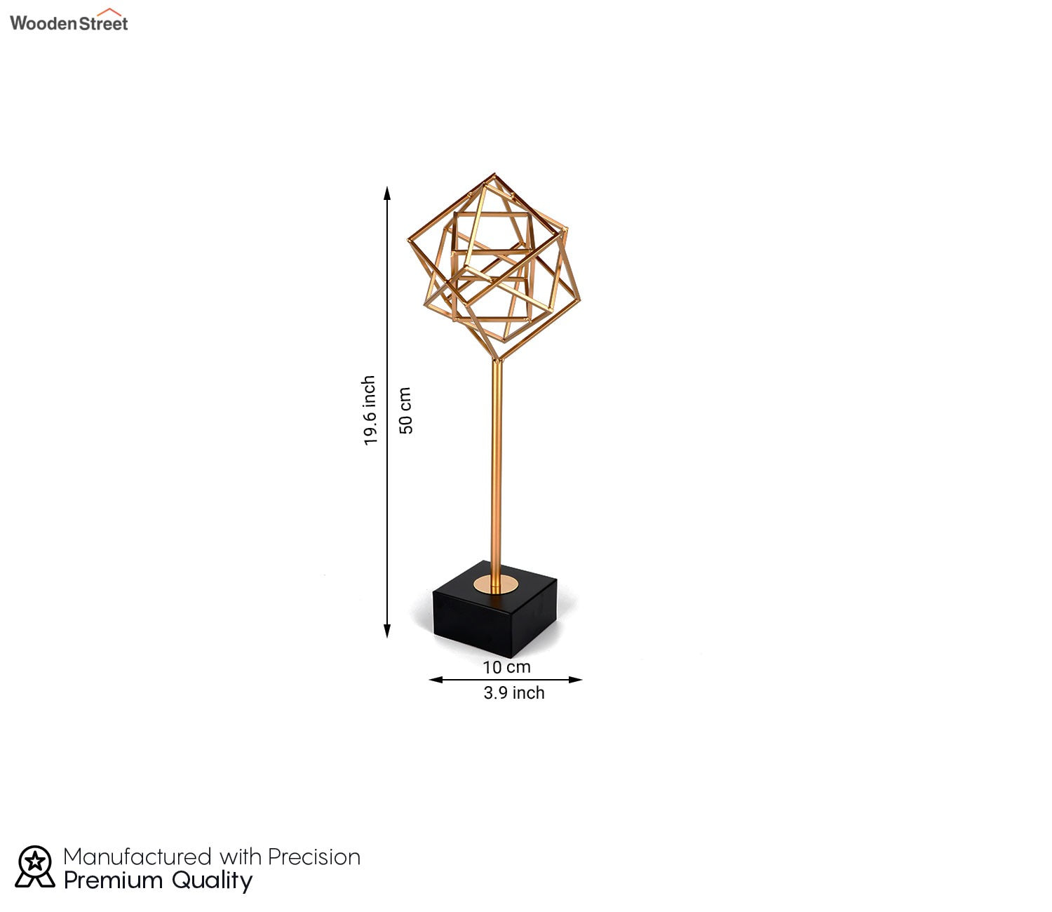 Blossom Diamond Console Table Decor (M, Gold)