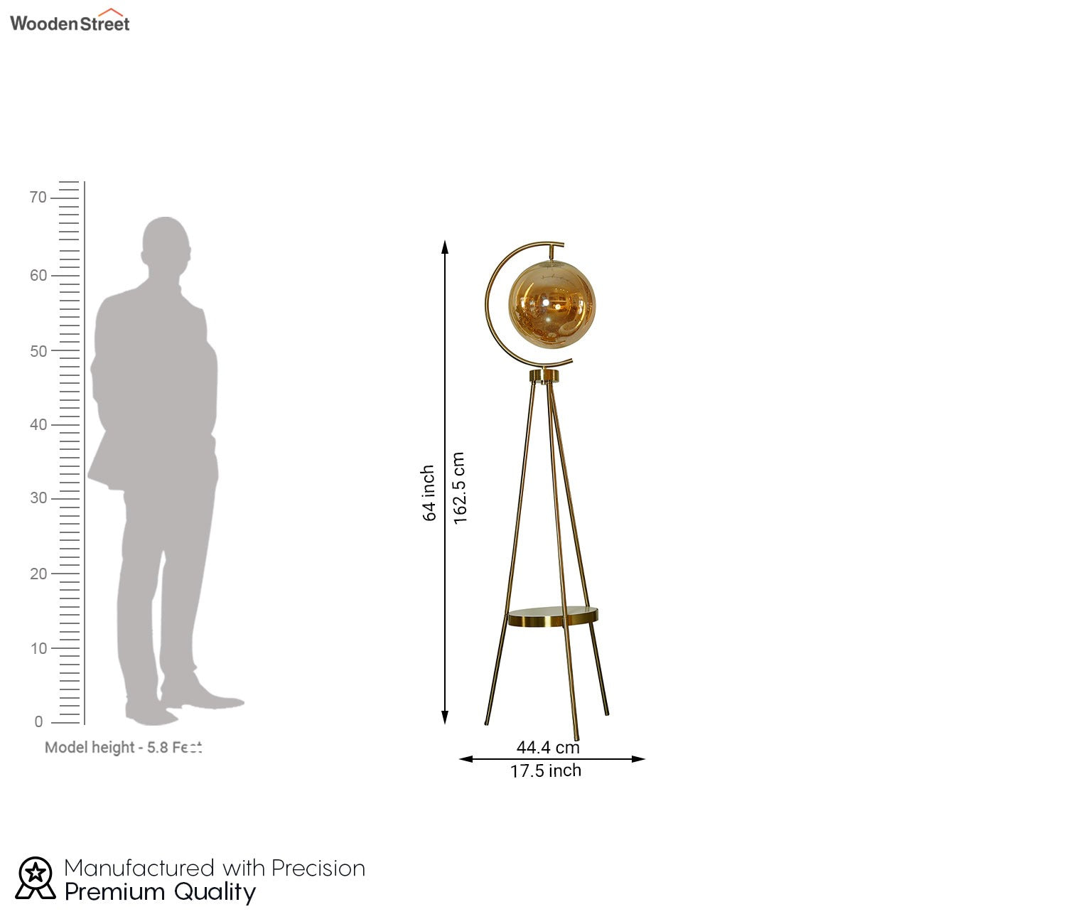 Orion Goble Shelf Floor Lamp