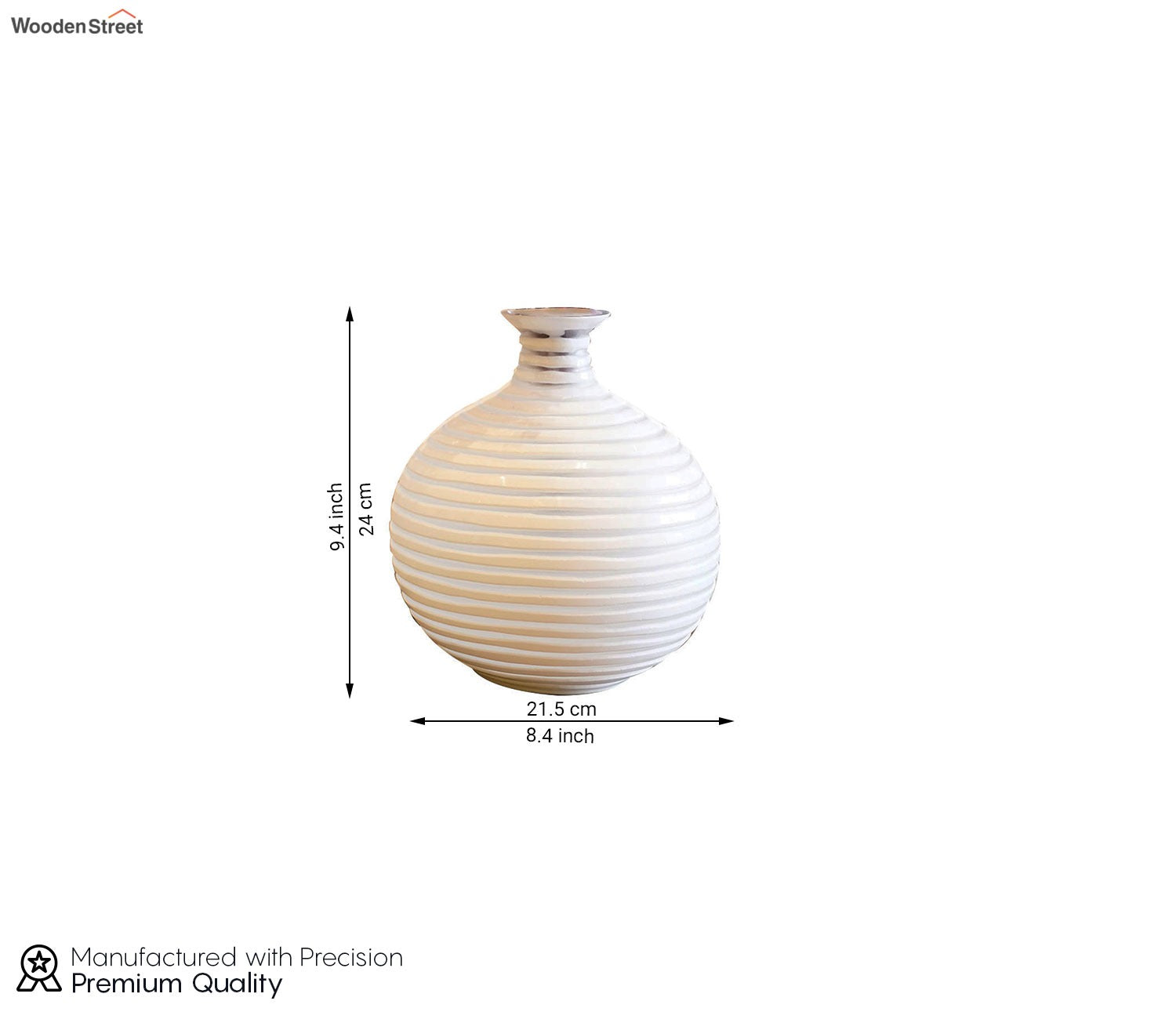 Orchid White Nook Vase Glass