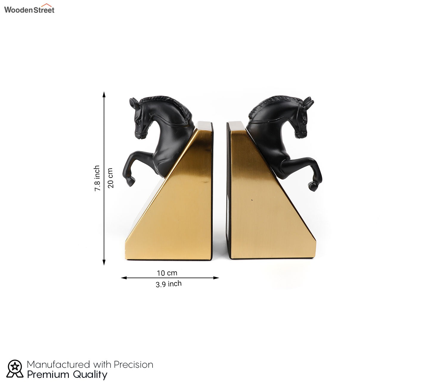 Regal Gold Iron Book End