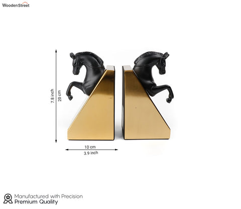 Regal Gold Iron Book End