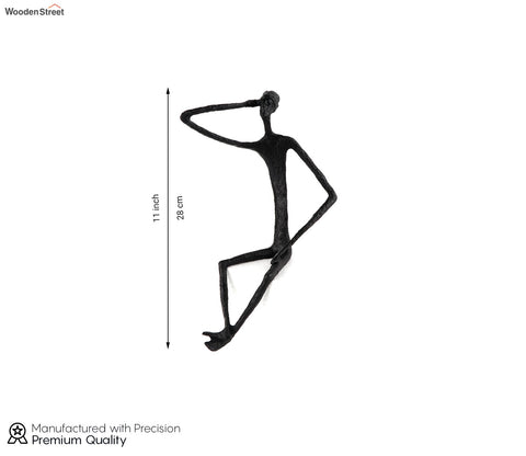 Spectacular Iron Human Figurine