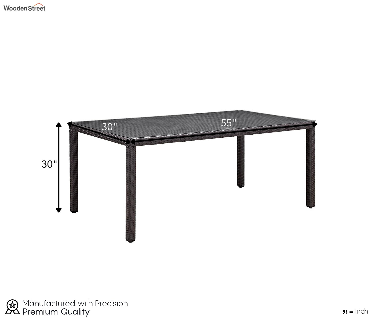 Black Rattan And Wicker Outdoor Dinning Set With Off White Cushions