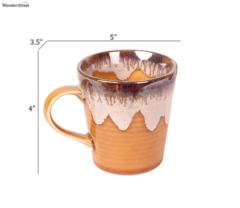 Sunset Drip Coffee Mugs - Set of 4