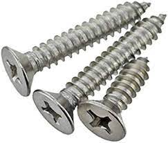 Self Screw Nickel Plated Self Drilling Screw CSK Phillips Bugle Head Pack of 500 Pcs( 100 x 10, 75 x 10, 38 x 8,  25 x 7,60 x10,50 x8 , 38 x8)size