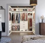 Trueliving 3 Door Walk-in White wardrobe in Laminates Finish With Drawers (1524MM X 609MM X 2438.4MM)