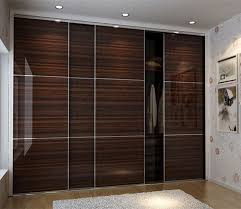 Trueliving 3 cabinet bespoke Brown wardrobe in Laminates Finish with Drawers (1524MM X 609MM X 2438.4MM)