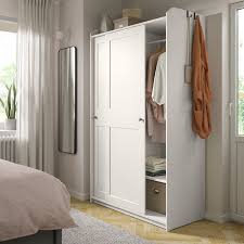 Trueliving Hinged Wardrobe with 3 doors, white,Laminated Finish & PU Finish (5Ft x 2Ft x 8Ft)