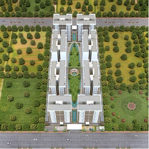 Rajhans Synfonia  vesu, surat 2-3 bhk 0261 296 1100