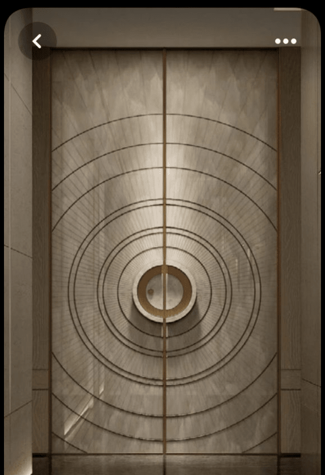 Trueliving Modern Italian Look Wooden-Double Main Door I Double Door-(7 ft in height and 4 ft in width)