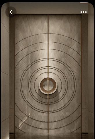 Trueliving Modern Italian Look Wooden-Double Main Door I Double Door-(7 ft in height and 4 ft in width)