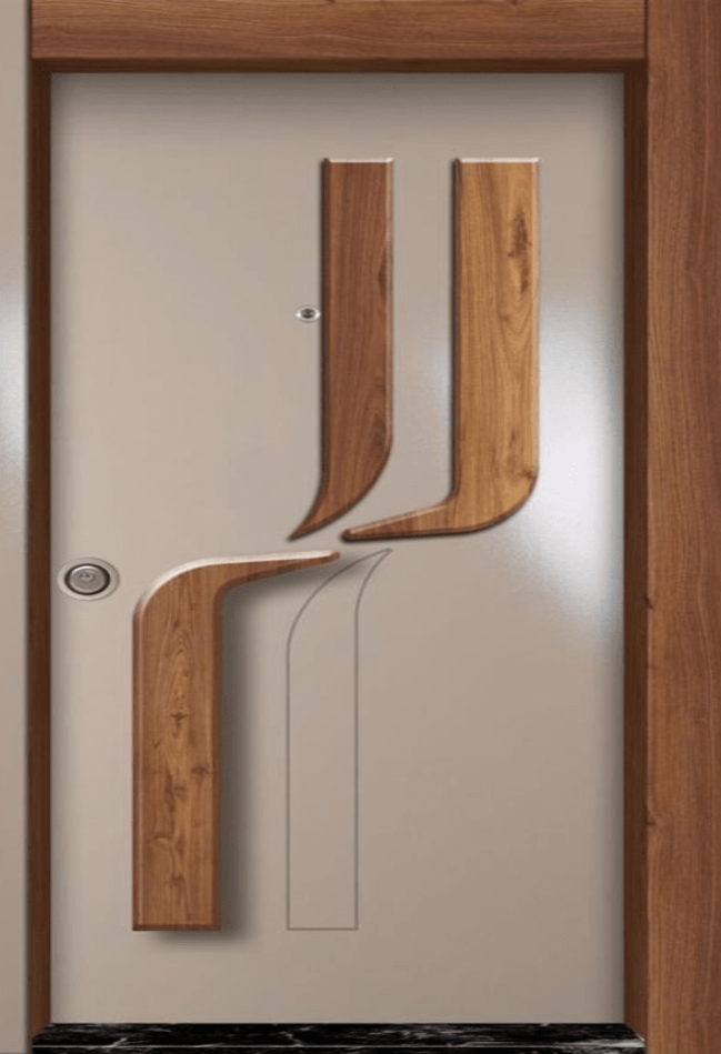 Trueliving Wooden-Single Main Door I Single Door (8 ft in height and 7 ft in width) (Thickness 1.5 Inch)