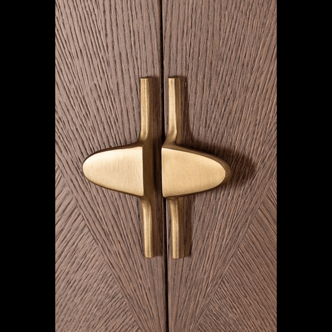 Trueliving Golden Cozy Door Handle for Main Door/Door & Home Decor Pull Push Handle_/18-inches