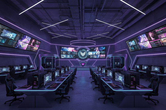 Gaming Centers - eSports Arenas-Interior Design