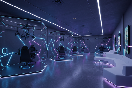 Gaming Centers - Virtual Reality Centers-Interior Design