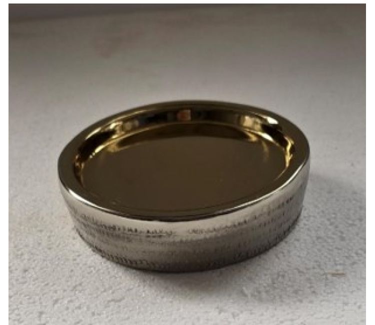 Neysa Hammered Gold and Silver Soap Dish