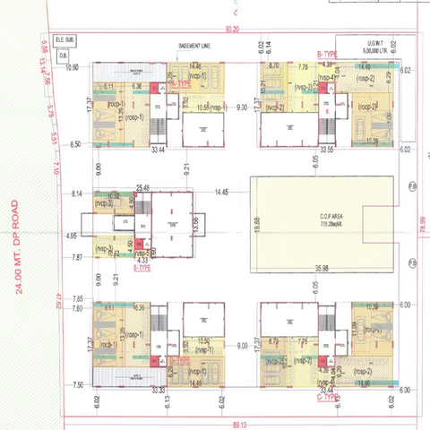 Shreeji Om Solitaire Magdalla canal road, vesu Shreeji homes 3 BHK 1800-103-104-1