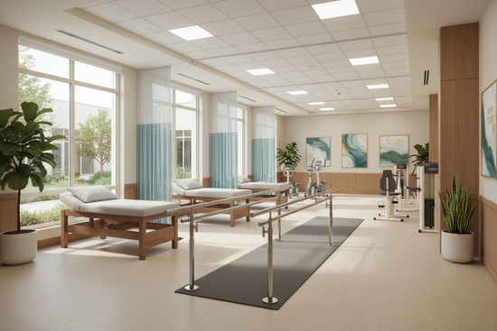 Hospitals Rehabilitation-Interior Design
