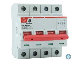 L&T MCB TPN 63A