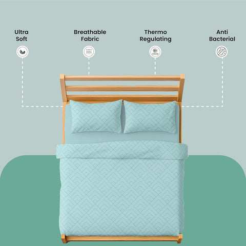 Mush Bamboo Premium 300 TC Geometric Bamboo Bedsheet Set