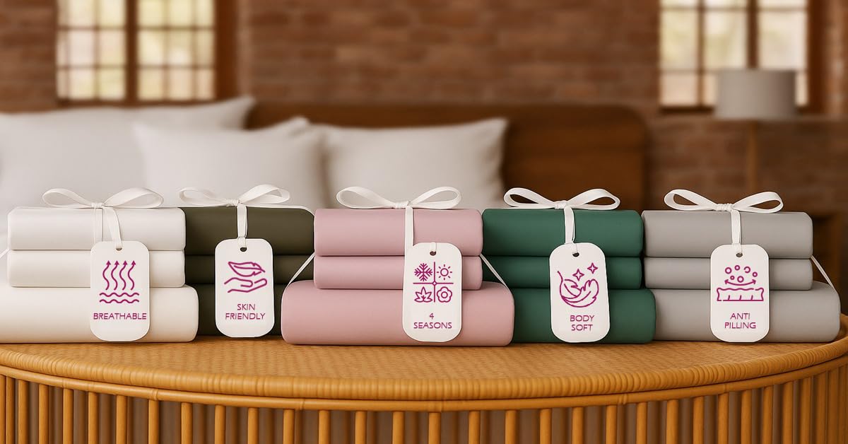 Bamboo Flat Queen Size Bedsheet (Option 1)