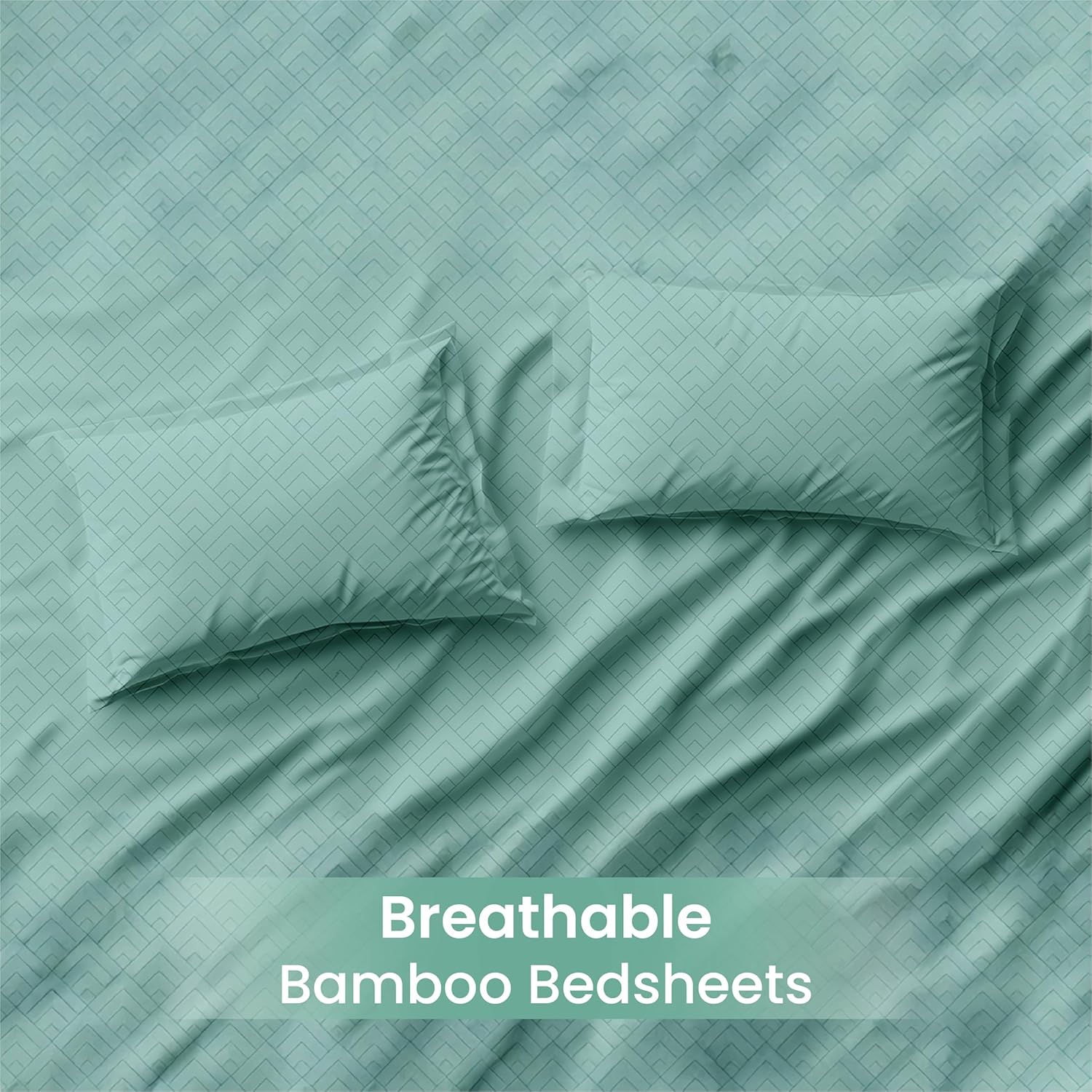 Mush Bamboo Premium 300 TC Geometric Bamboo Bedsheet Set