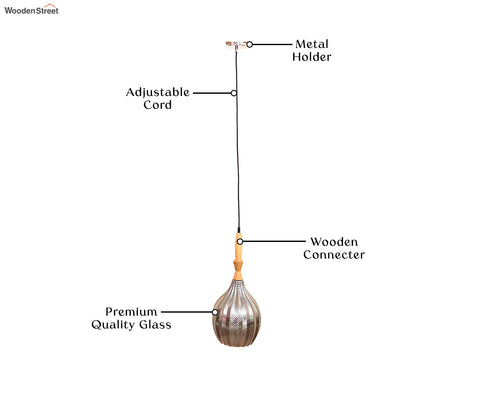 Mariana Pendant Light (Smokey Grey)