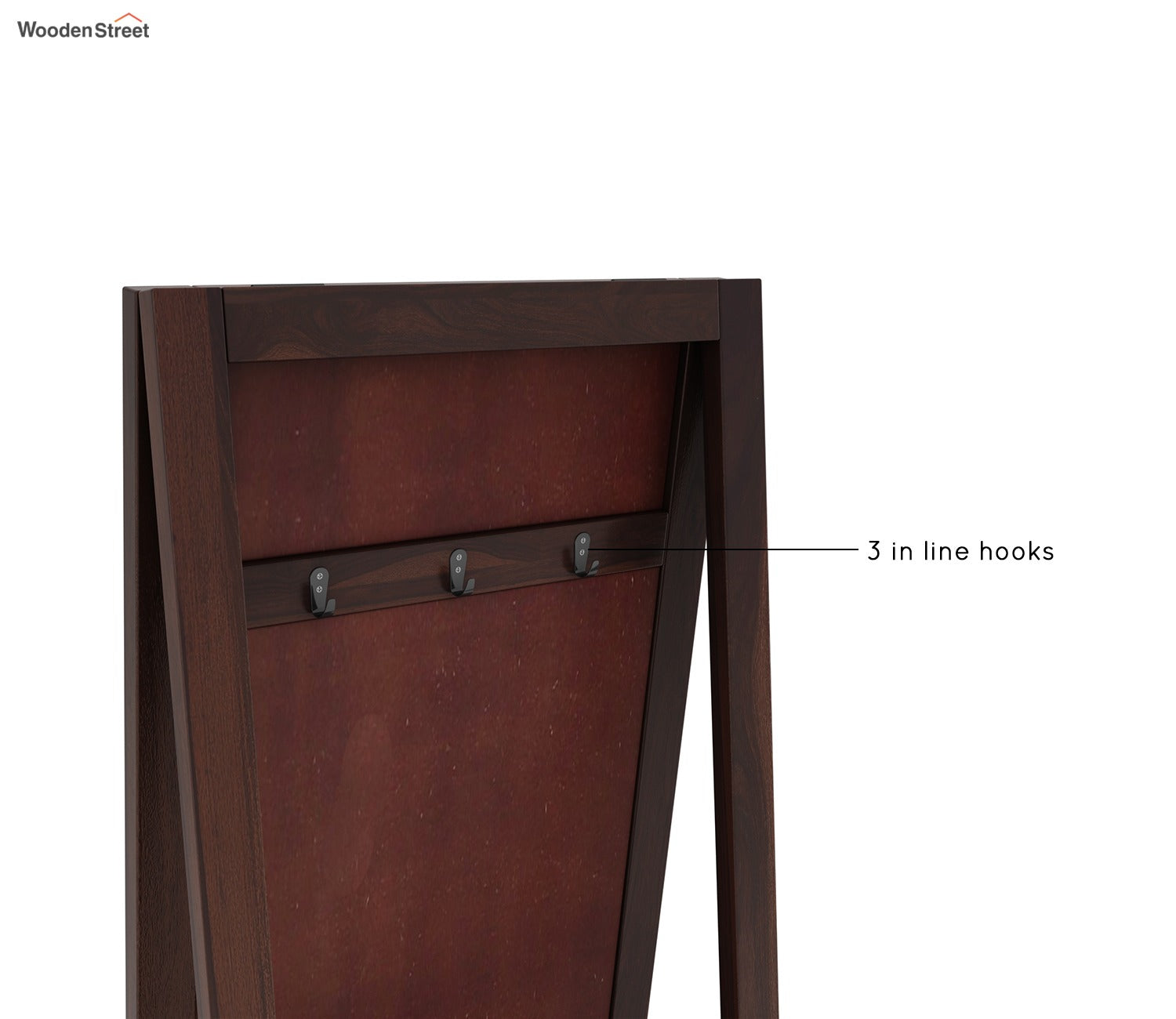 Tansy Dressing Table With Storage (Walnut Finish)