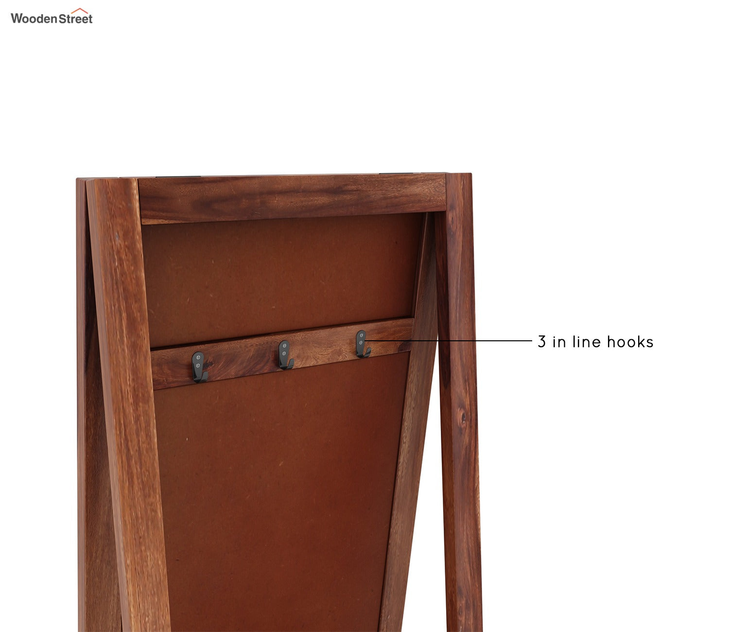 Tansy Dressing Table With Storage (Honey Finish)