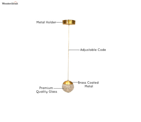 Regal Radiance Crystal Hanging Lights