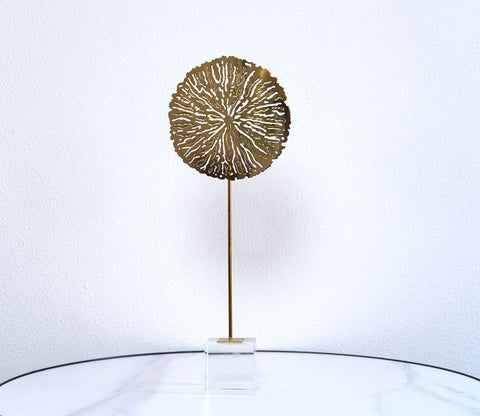 Blossom Radiance Table Decor (L, Gold)
