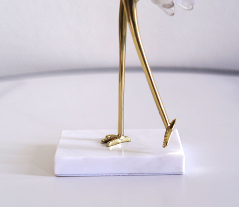 White Wonders Crane Table Decor Figurine (L, White)