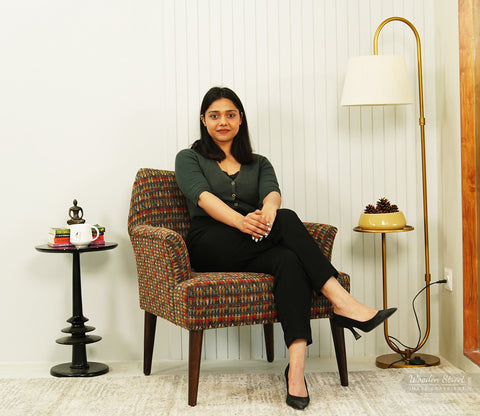 Acosta Lounge Chair (Berry Diamonds)
