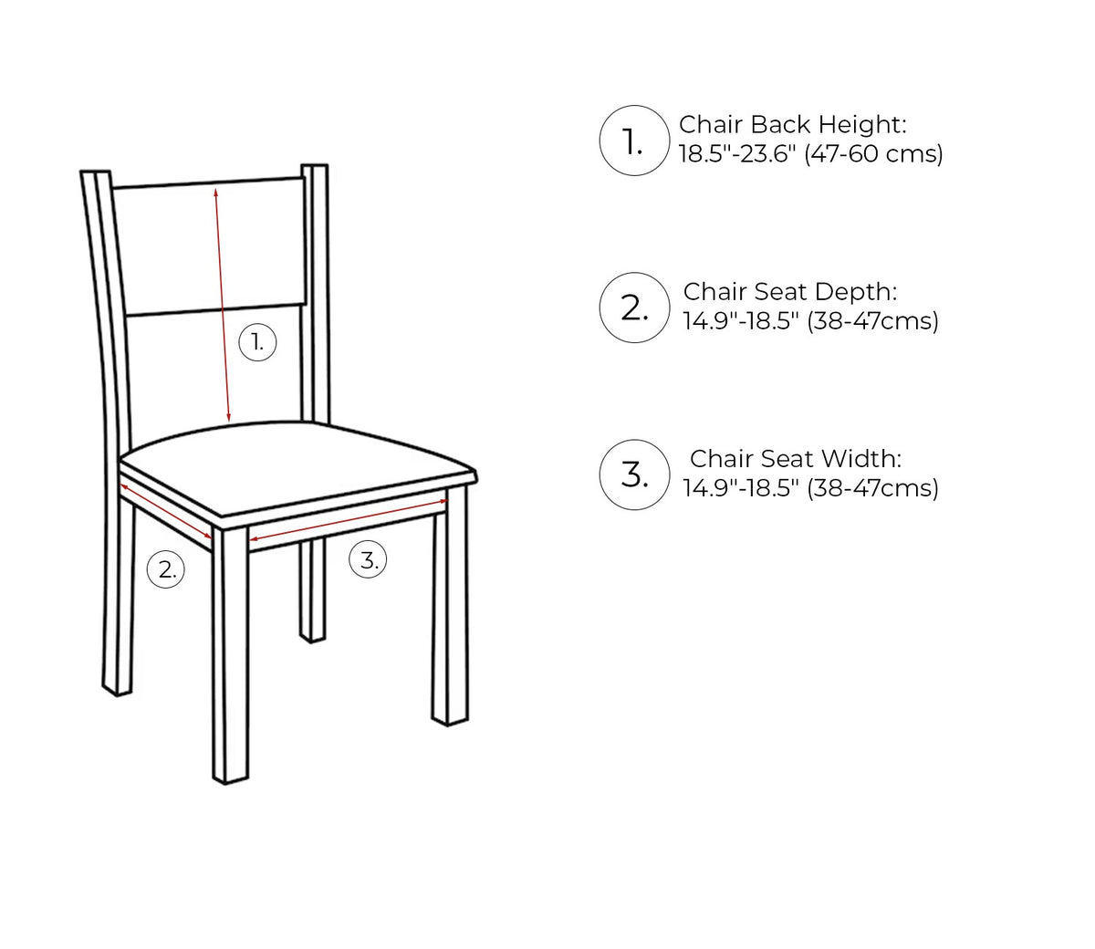 Hester Classic Textured Solid Colored Polyester Spandex 1 Piece Chair Cover (Grey)