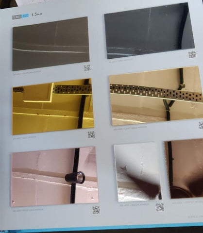5+5 laminated mirror