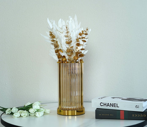 Bloom Golden Shelter Vase