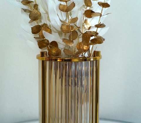 Bloom Golden Shelter Vase