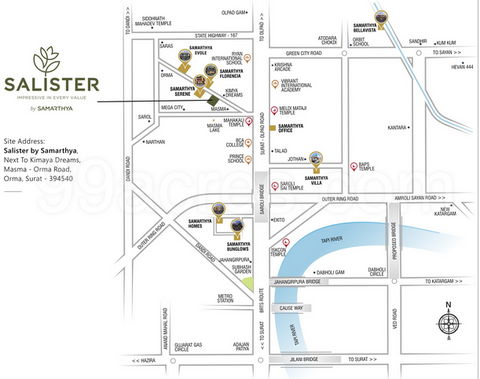 Samarthya Salister  Masma, suratSamarthya group 2-3 bhk