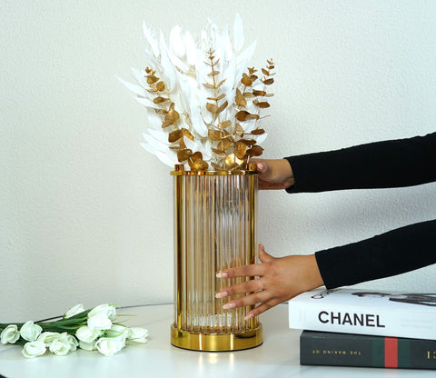 Bloom Golden Shelter Vase
