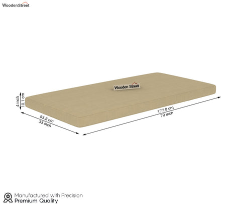 Adriana Storage Divan with Mattress (Honey Finish)