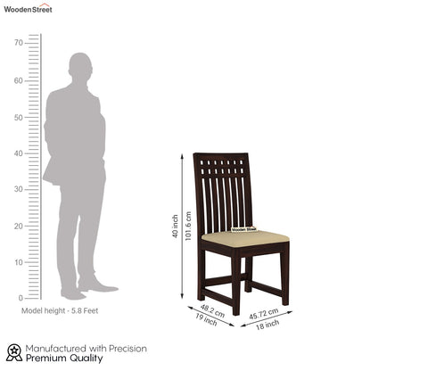 Adolph Compact 4 Seater Dining Set with Bench (Walnut Finish)