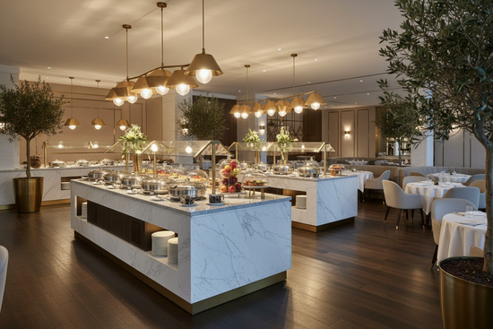 Restaurants - Buffets-Interior Design