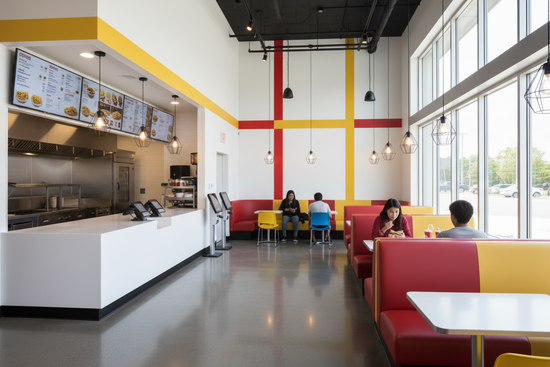 Restaurants - Fast Food-Interior Design