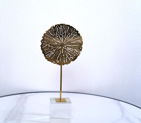 Blossom Radiance Table Decor (S, Gold)