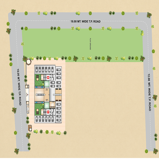Maxiple The Address Vesu, surat 2 Bhk 75 lacs