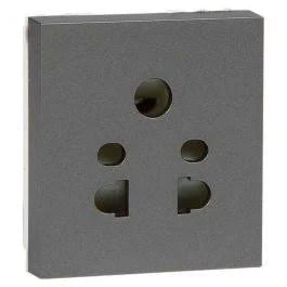 ARRIS 16/ 6A Polycarbonate Magnesium Grey 5 Pin Socket