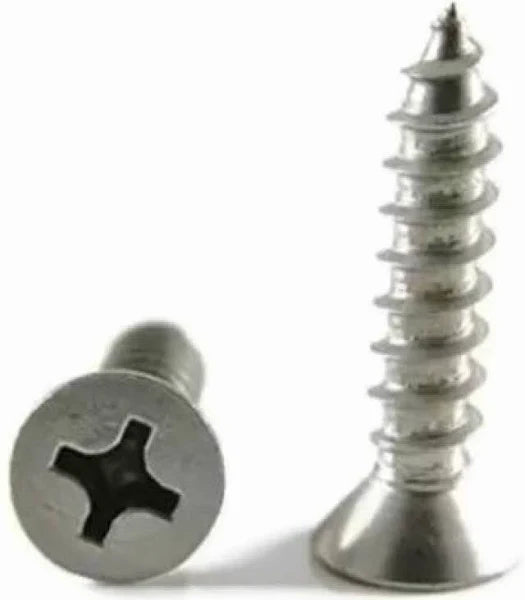 "SARJAK" STAINLESS STEEL SELF TAPPING SCREWS CSK PHILLIPS HEAD 32 MM X 8 MM ( 1.1/4") ANTIQUE (PACK OF 500PCS)